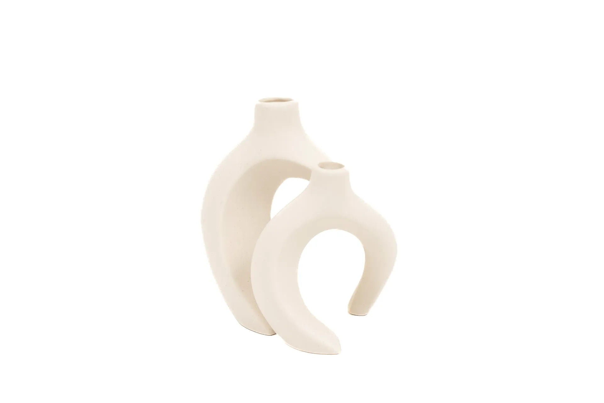 [vz7330003] lot de 2 vases crème 003