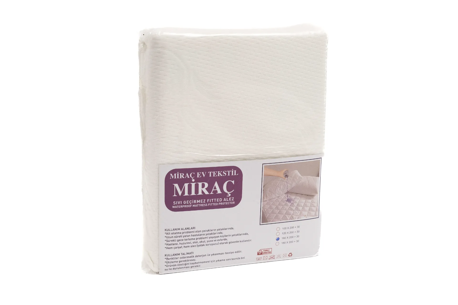 protection matelas mirac alese 160x200