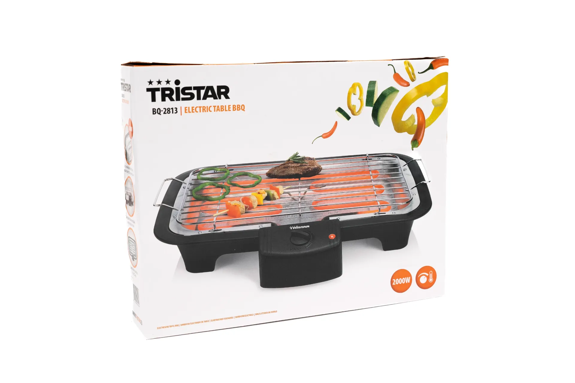 [bq-2813] tristar electric table bbq