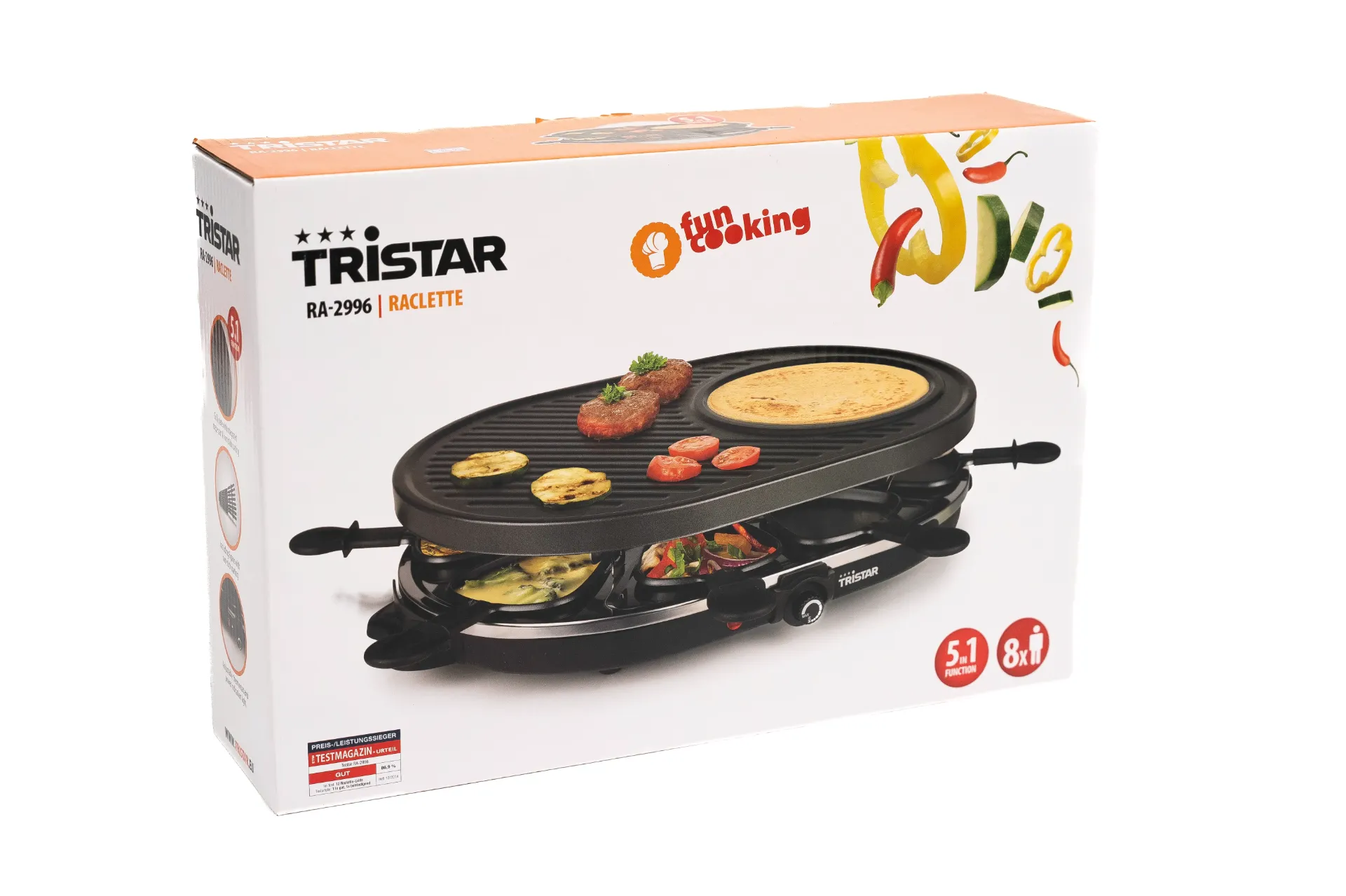 [ra-2996] tristar raclette