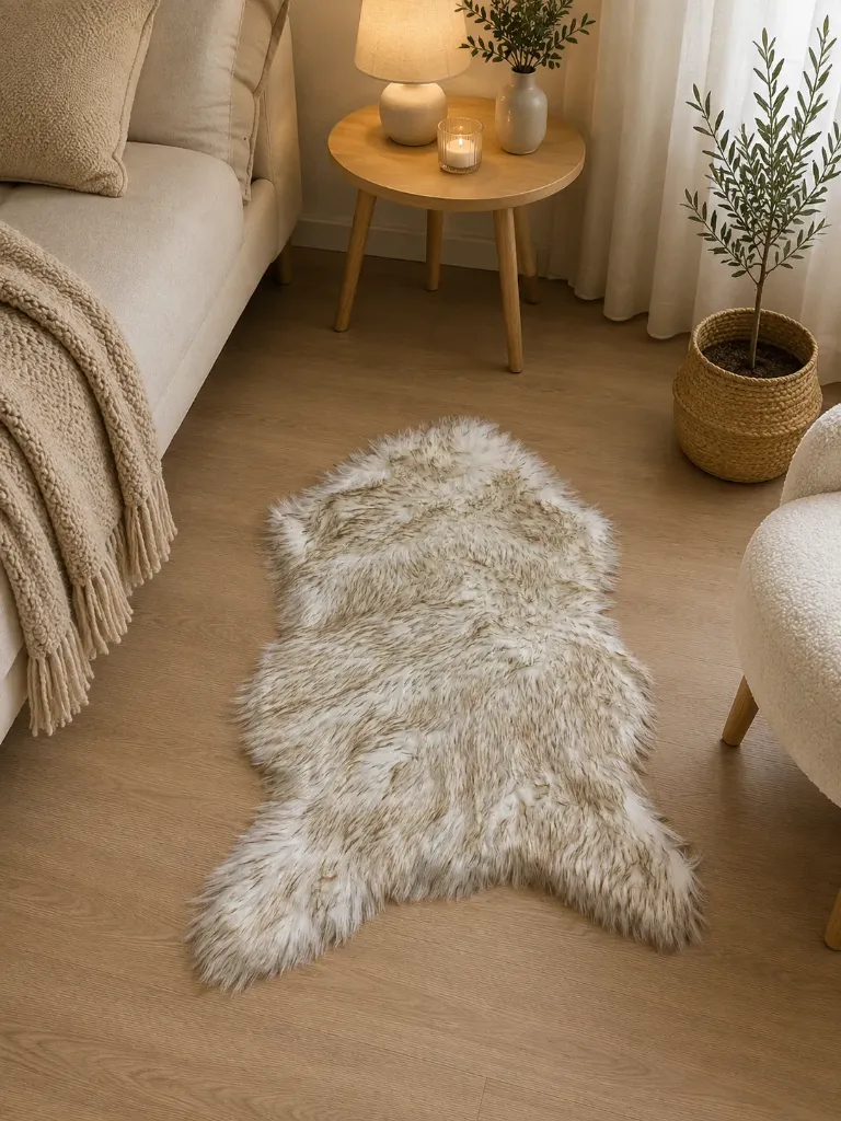 PETIT TAPIS FAUSSE FOURRURE