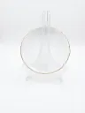 ASSIETTE CONTOUR DOREE 078