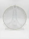 ASSIETTE CONTOUR DOREE 088