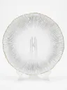 ASSIETTE CONTOUR DOREE 08