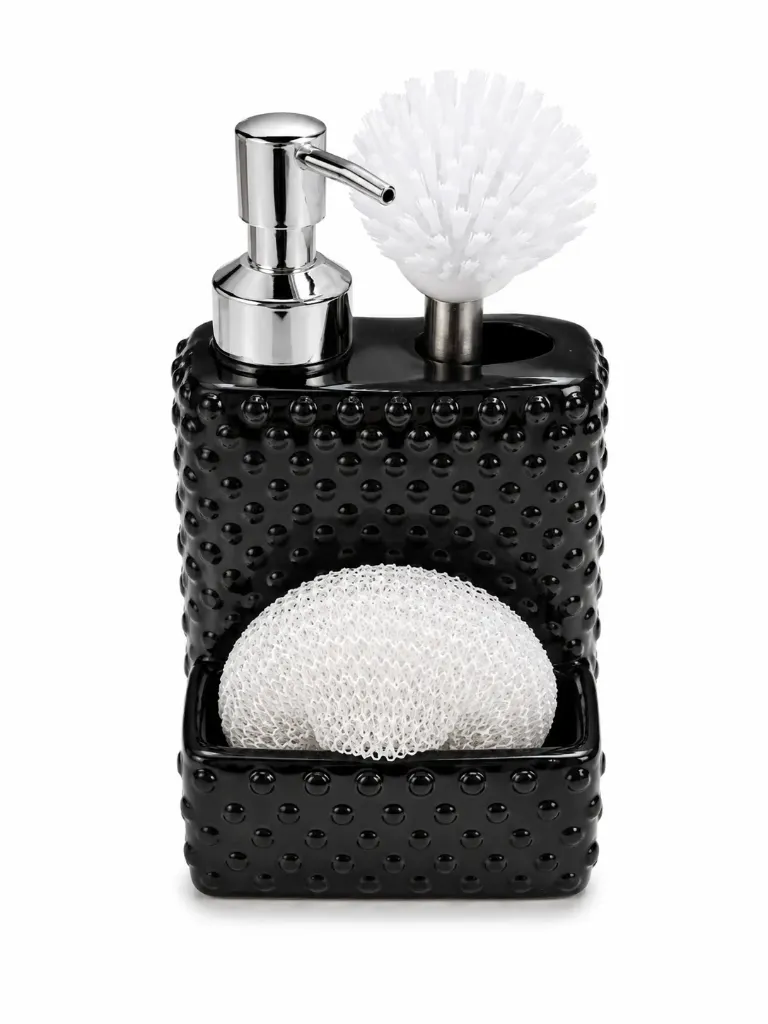DISTRIBUTEUR DE SAVON AVEC EPONGE