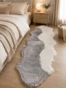 TAPIS GRIS BLANC